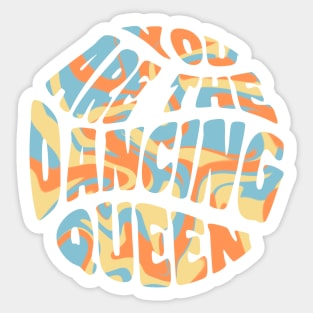 Dancing Queen Marble Sticker